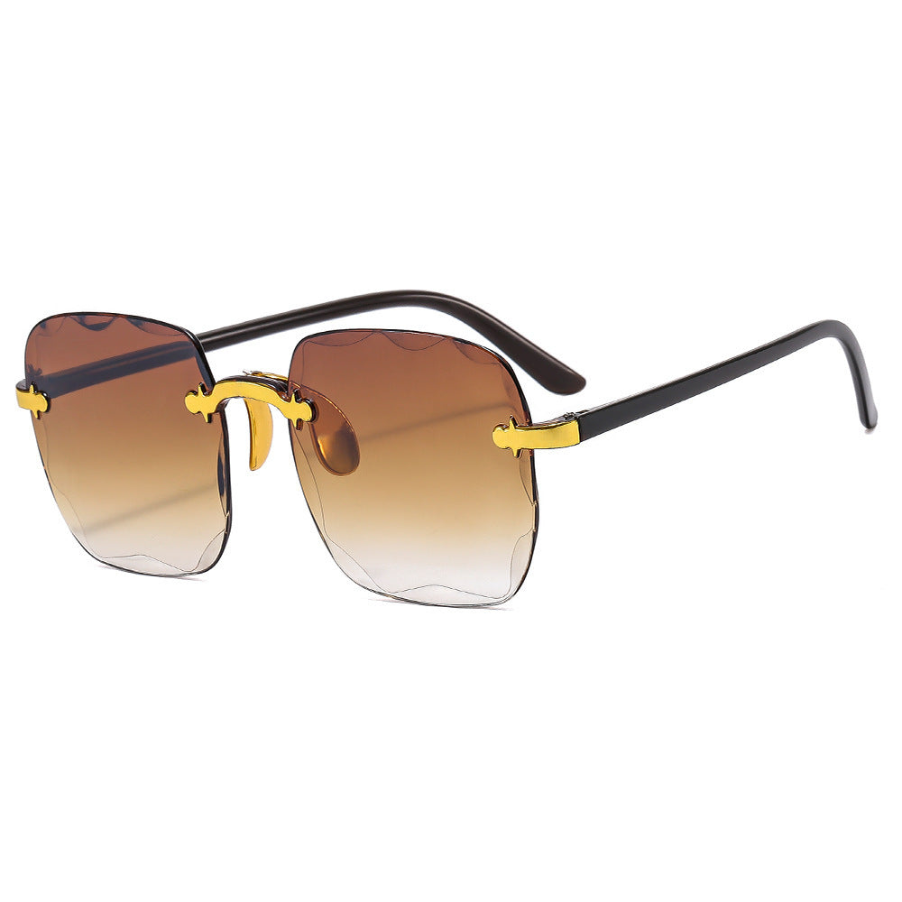 Wholesale PC Frameless Square Sunglasses